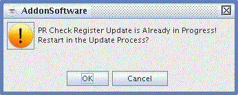 Pr Check PR - Check Register