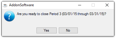 Are you ready to close the Period?