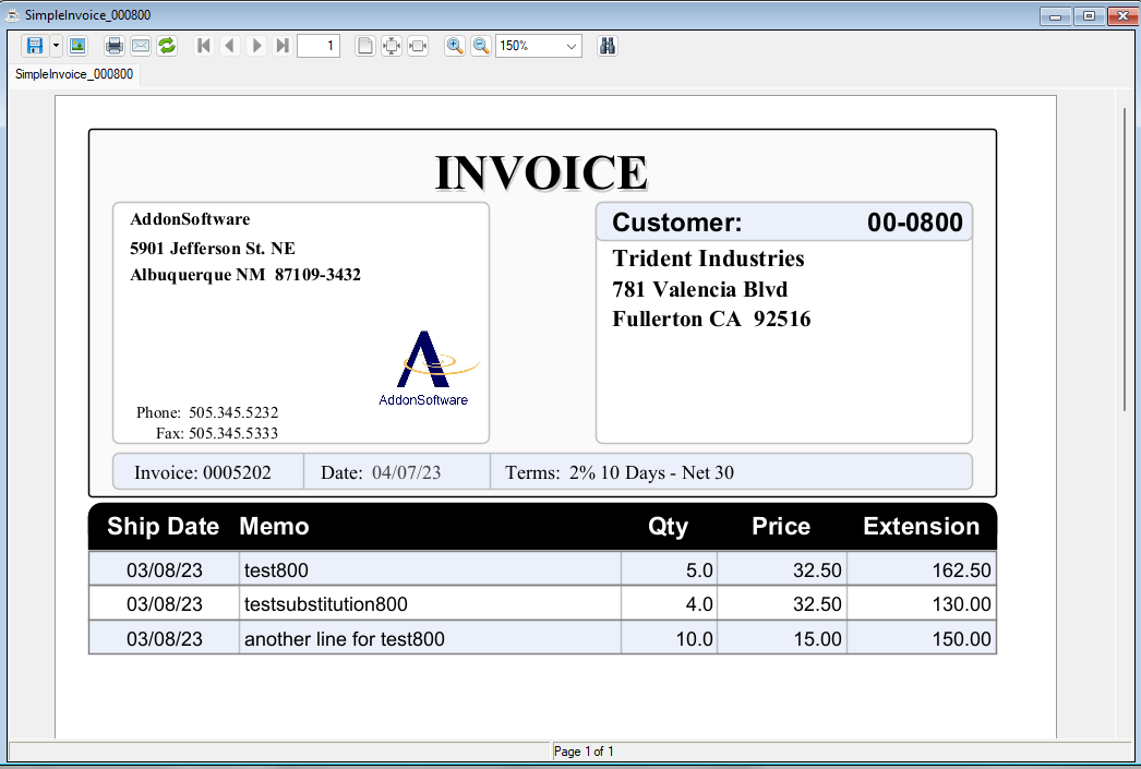 AR - Archived AR Invoice Inquiry