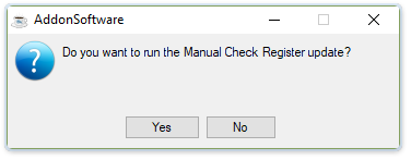 Run manual check register update?