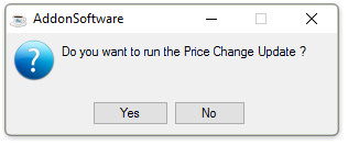 Run price change update?