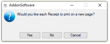 Print each receipt on a new page?